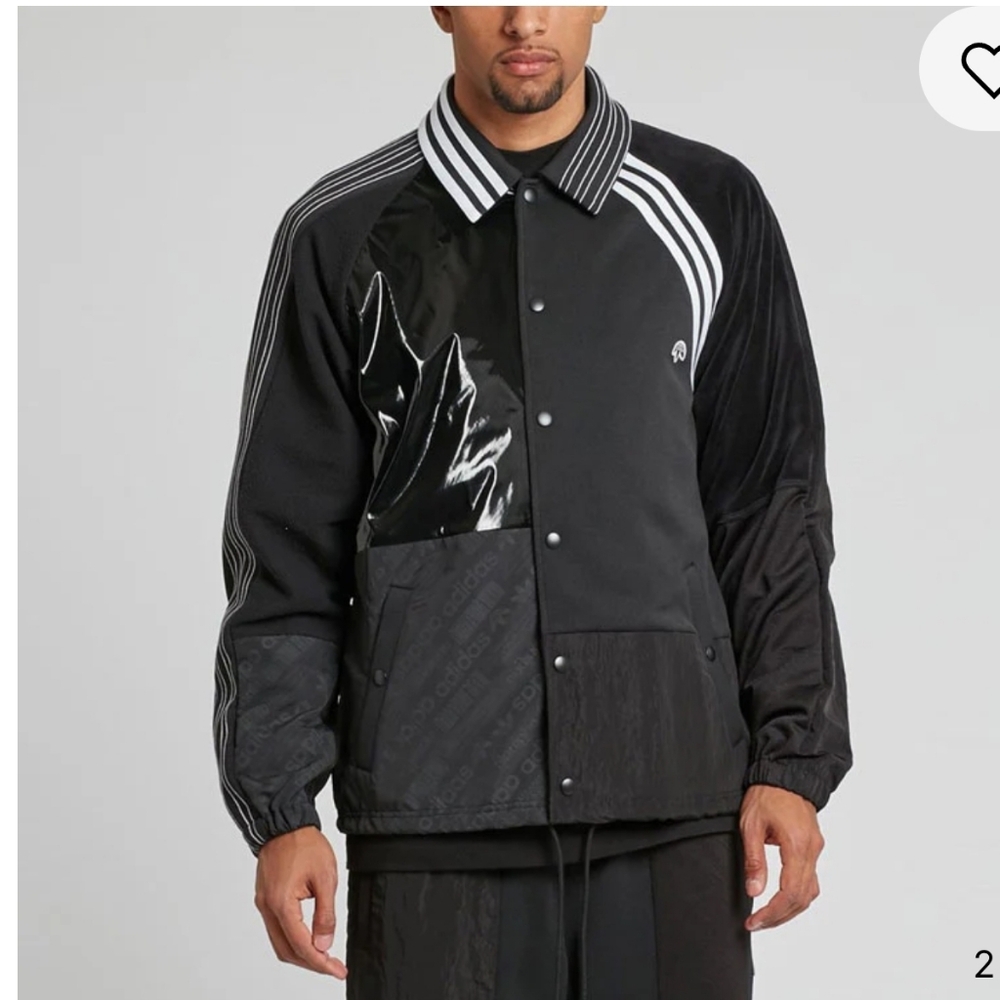 adidas X Alexander Wang Black and White Bomber Jacket